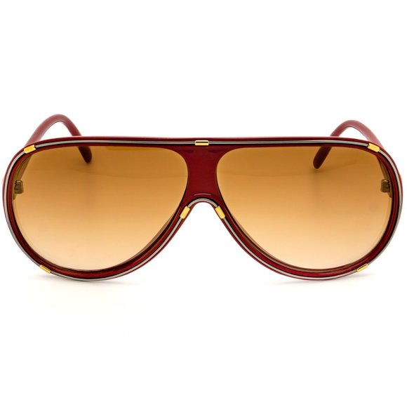 Vintage Guy Laroche Oversized Sunglasses, Brown Gradient Ombre Lenses France Guy Laroche Vintage Sunglasses 80s, Made in France - Etsy main image 3